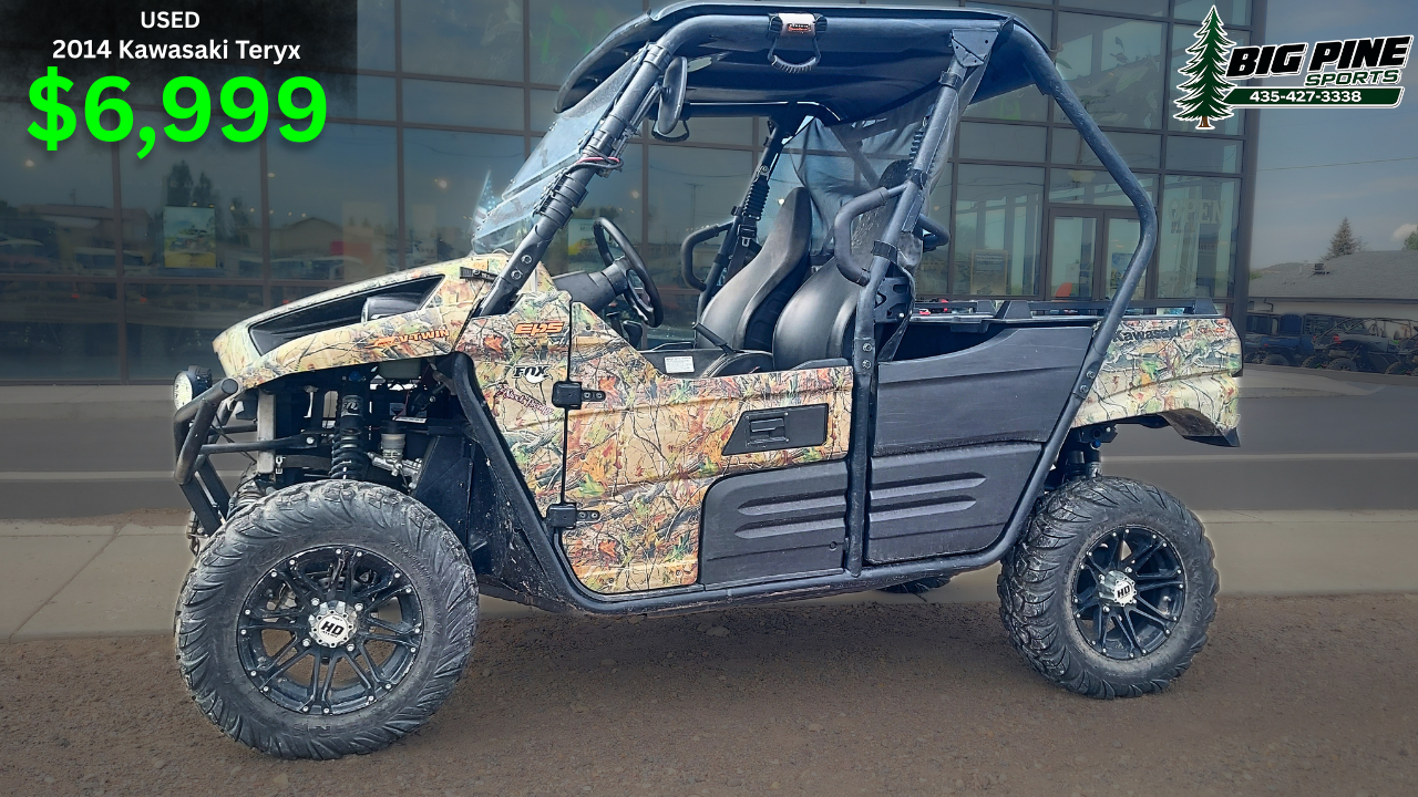 2014 Kawasaki Teryx Camo – 5,548 Miles – $6,999