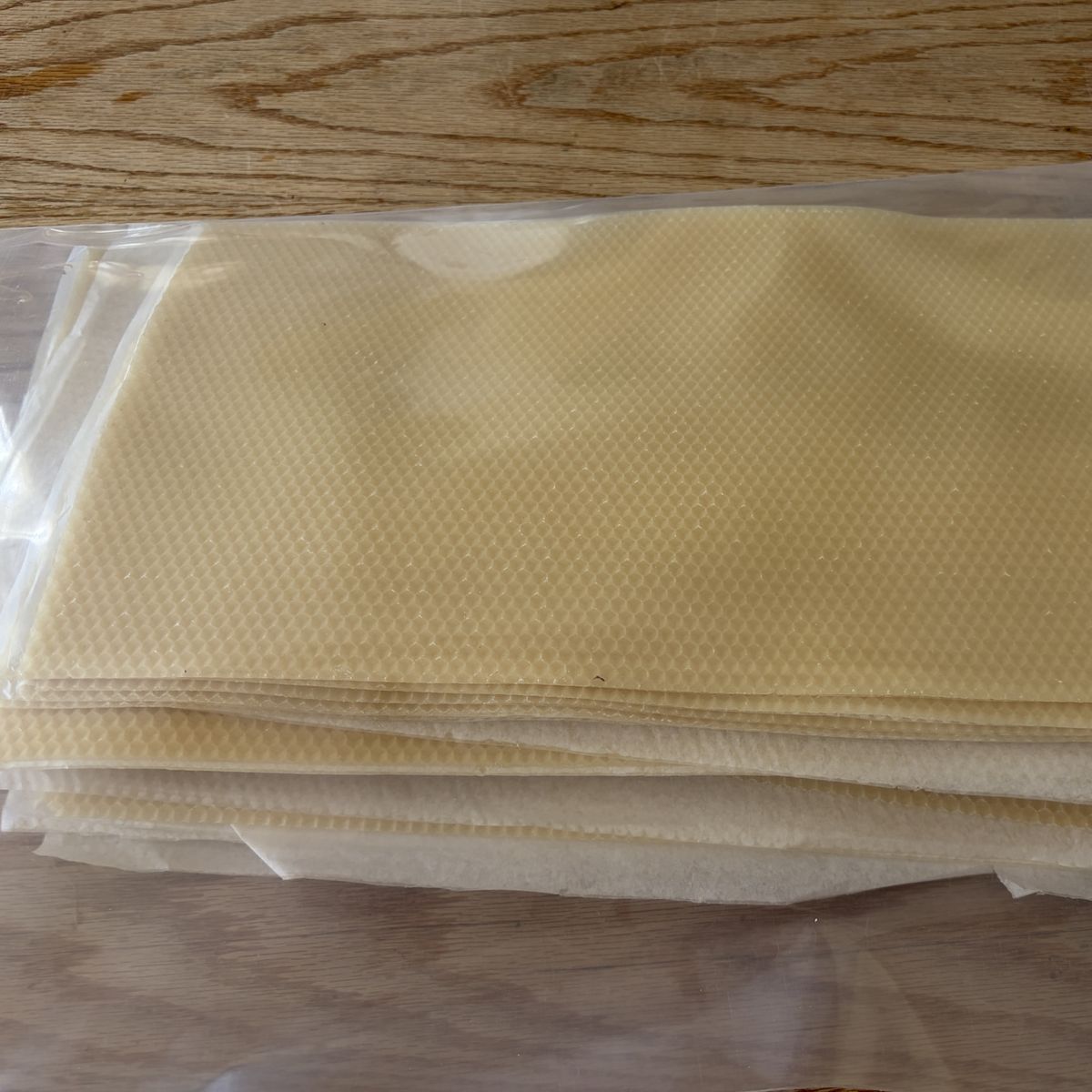 Natural Beeswax Honeycomb Sheets