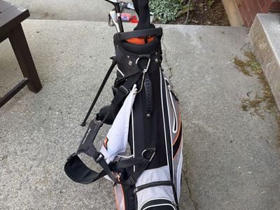Tour x junior golf bag, irons, putter and driver