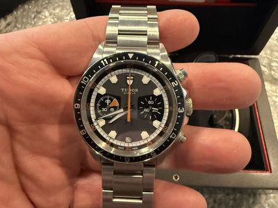 Tudor Heritage Chronograph 42mm Automatic Men's Watch - Steel Bracelet