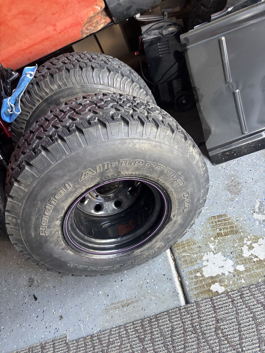 Tires and wheels