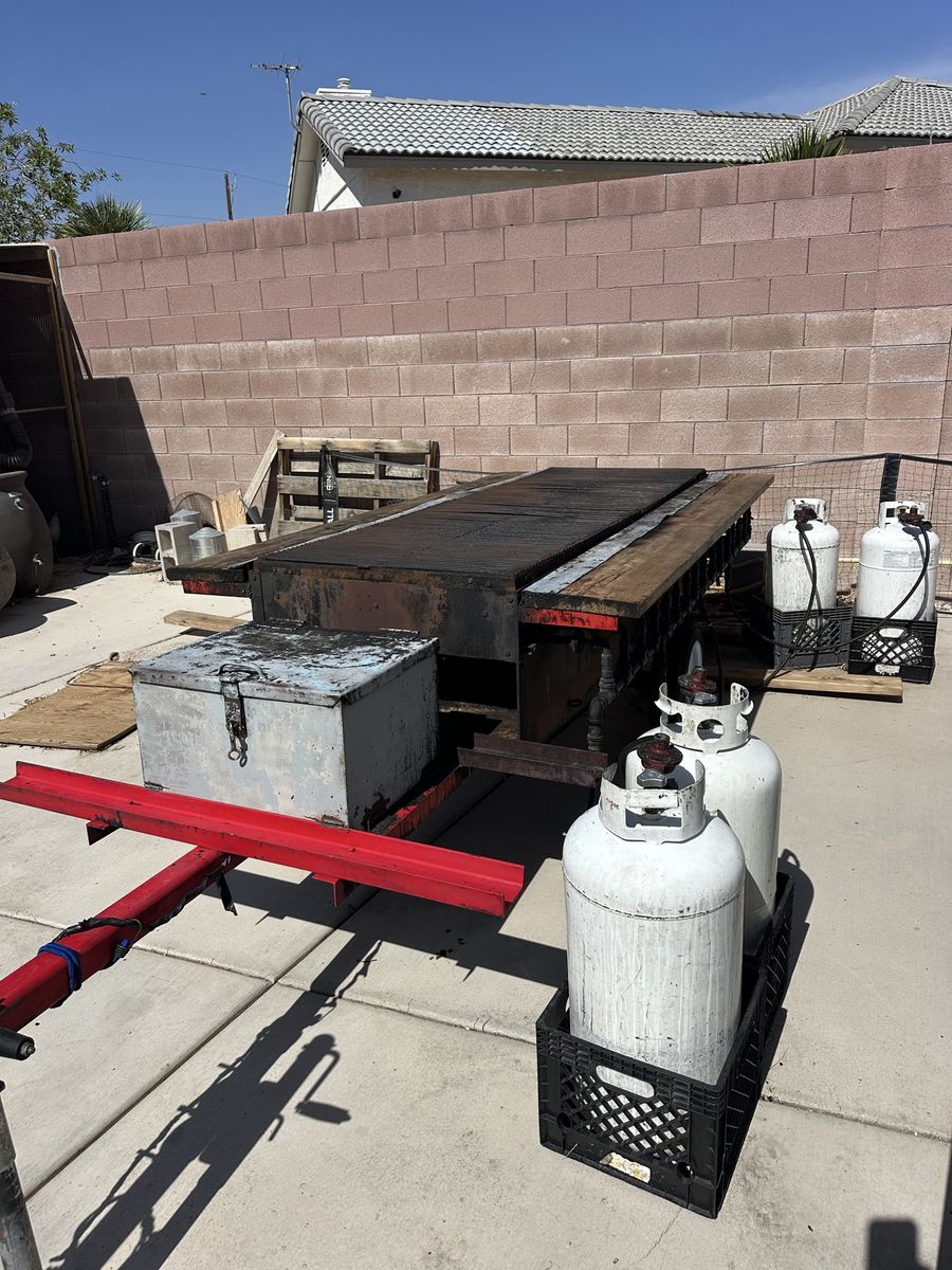 Portable Grill Propane Trailer