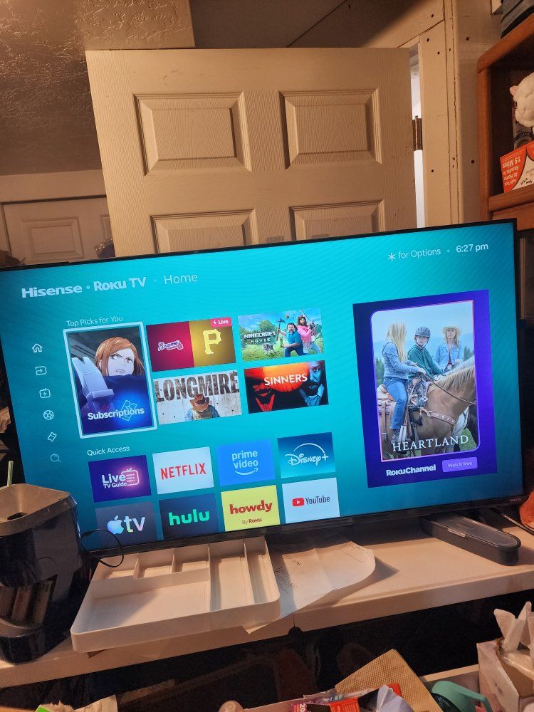 HISENSE works great with Roku