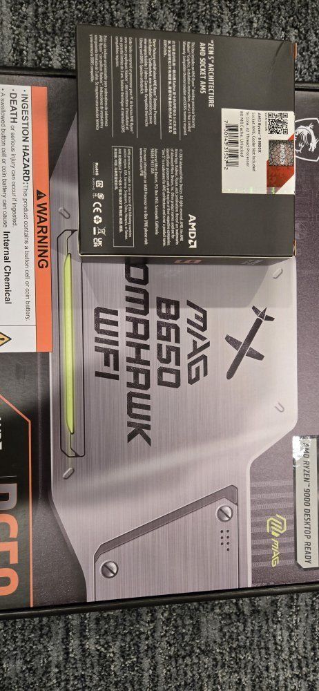 AMD 9950x and MSI b650 MB Combo