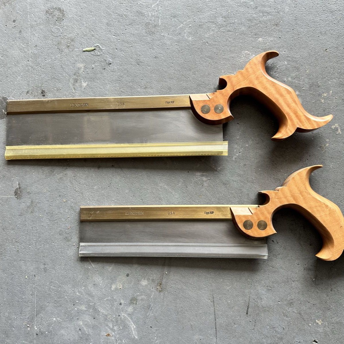Lie-Nielson 15 ppi dovetail hand saws