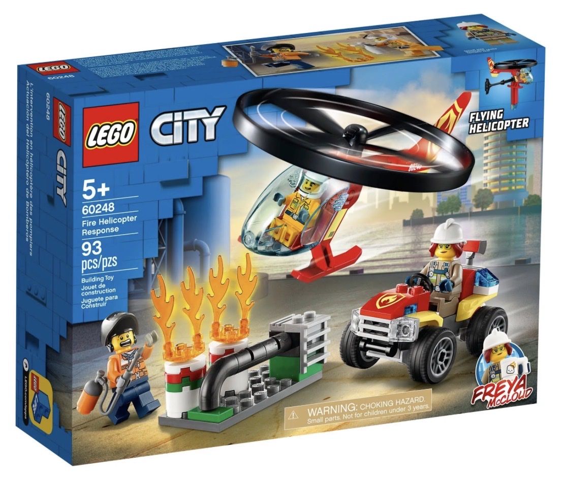 LEGO City Fire Helicopter Response 60248 - NEW