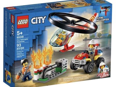 LEGO City Fire Helicopter Response 60248 - NEW