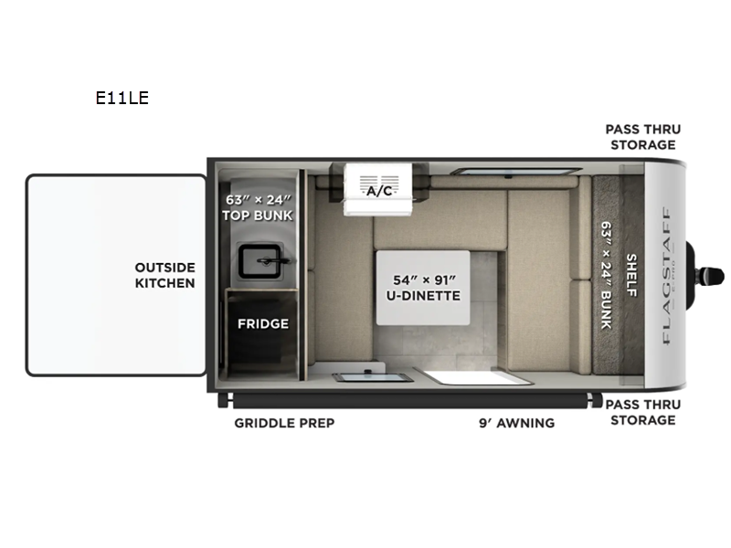 2026 Forest River RV Flagstaff E-Pro E11LE