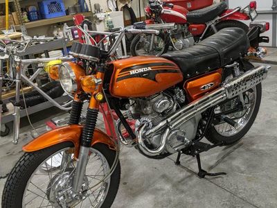 Estate Sale 60's and 70's Honda Motorcycles-Museum Quality to Project Bikes, Parts, Equipment and tools