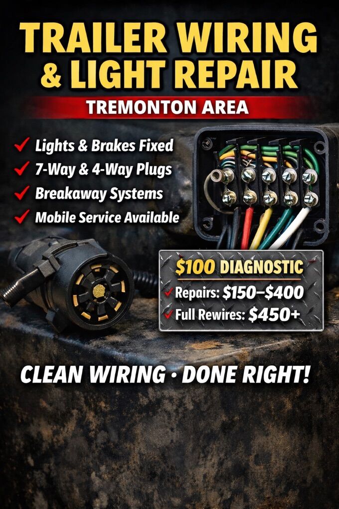 Trailer Wire & Light Repair