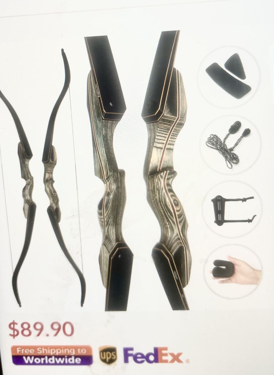 Brand new breakdown bow with accessories.