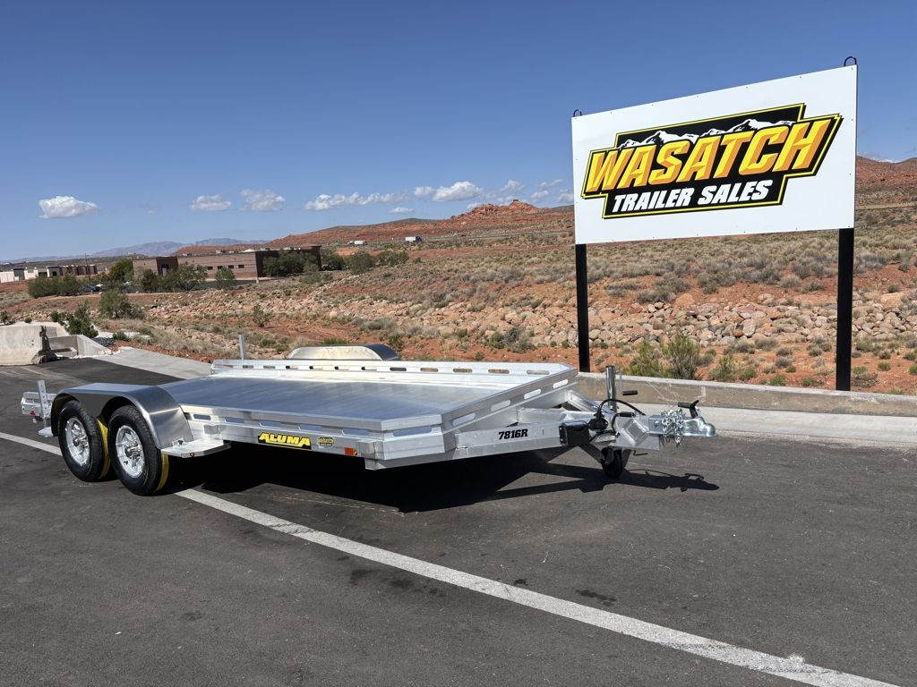 2027 Aluma 78''X16' Tandem Axle Utility Trailer 7K