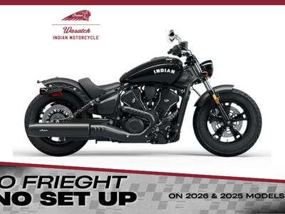 2025 Indian Motorcycle® Scout® Sixty Bobber Black Metallic