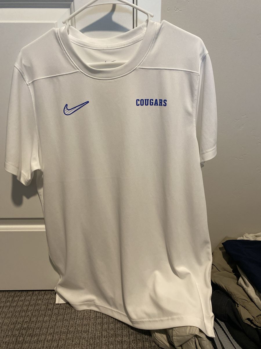 Nike Dri-FIT Cougars Athletic T-Shirt White Large NEW