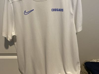 Nike Dri-FIT Cougars Athletic T-Shirt White Large NEW