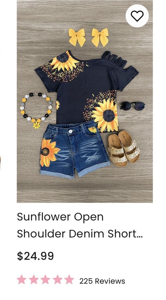 Sunflower Outfit 18 Months