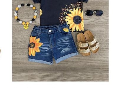 Sunflower Outfit 18 Months