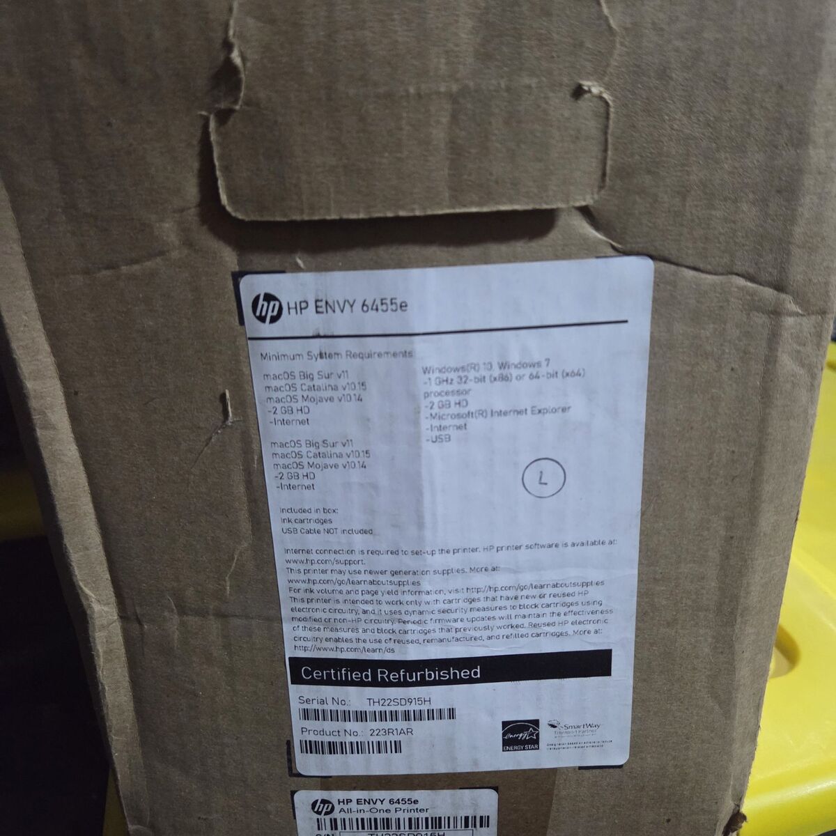 HP ENVY 6455e All-in-One Photo Wireless Inkjet Pri