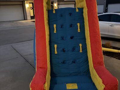 Blow up water slide