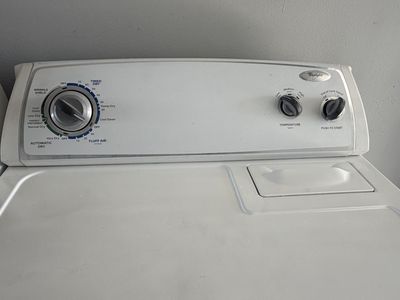 Whirlpool Electric Dryer with Timed Dry & Temperature Settings - White