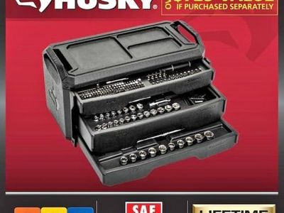 Husky 280-Piece Mechanics Tool Set (1/4, 3/8, 1/2 in. Drive)