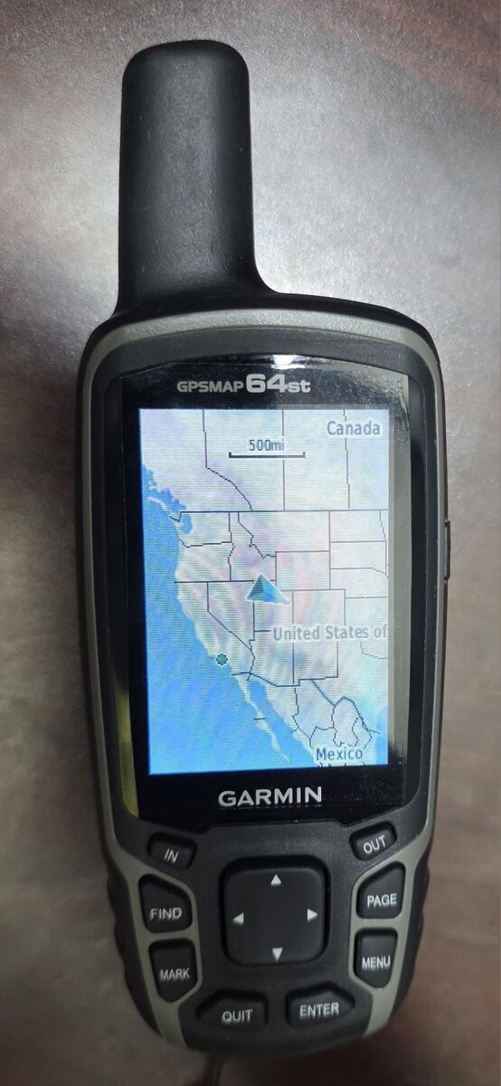 Garmin GPSMAP 64st GPS Handheld Hiking Navigator.