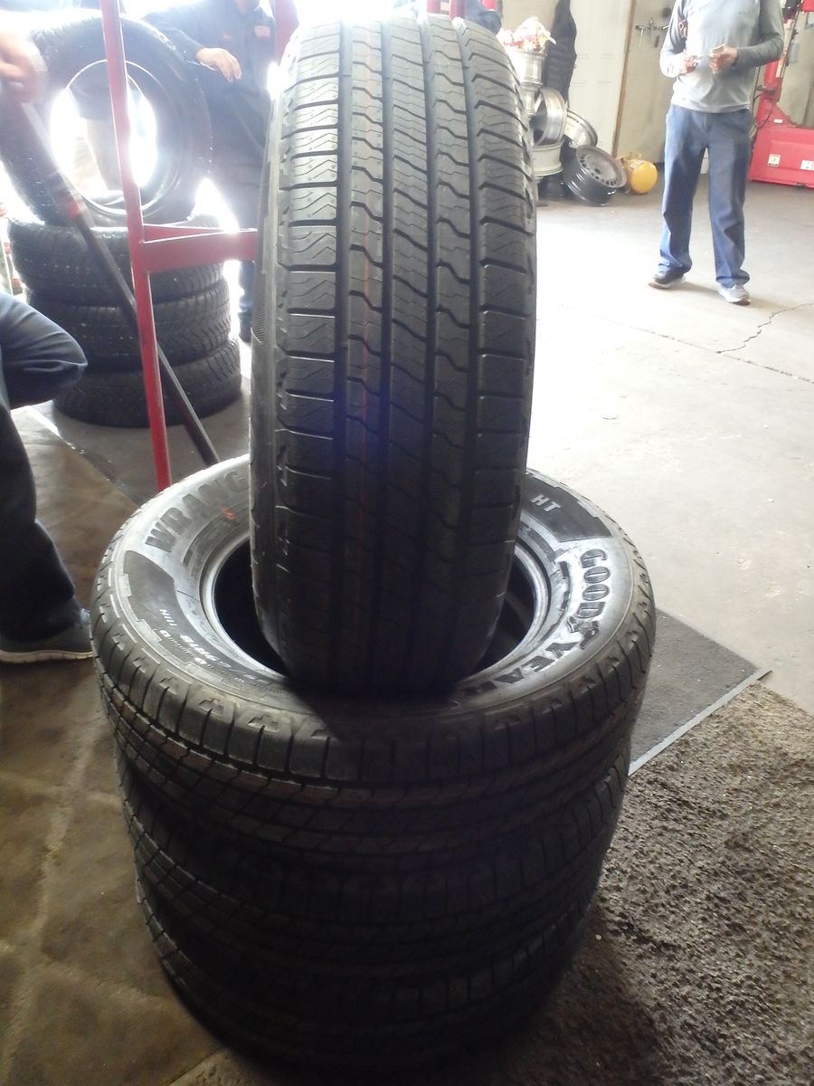 255/65R18 GOODYEAR WRANGLER TERRITORY AT SET OF TAKE OFFS TIRES