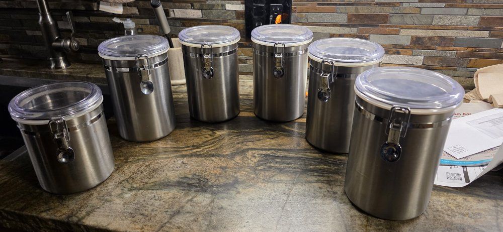 Stainless steel containers