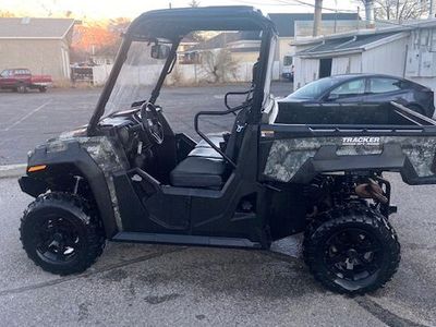 2022 Tracker SX800 Camo Edition with Winch, Snow Plow, and Trailer