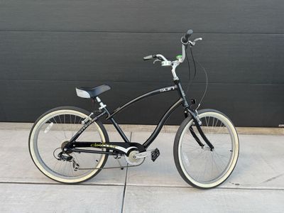 Sun Bicycles Drifter Cruiser Bike Black Whitewall Tires