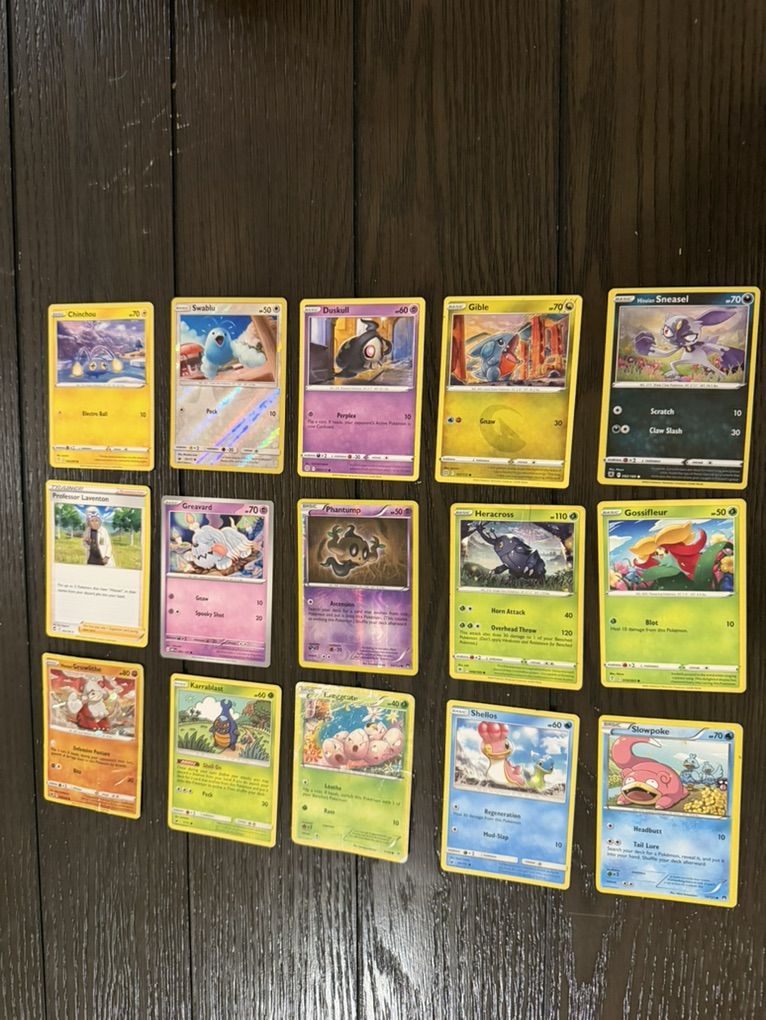 285 Common Pokemon Cards