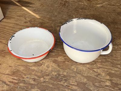 2 Vintage Porcelain Bowls