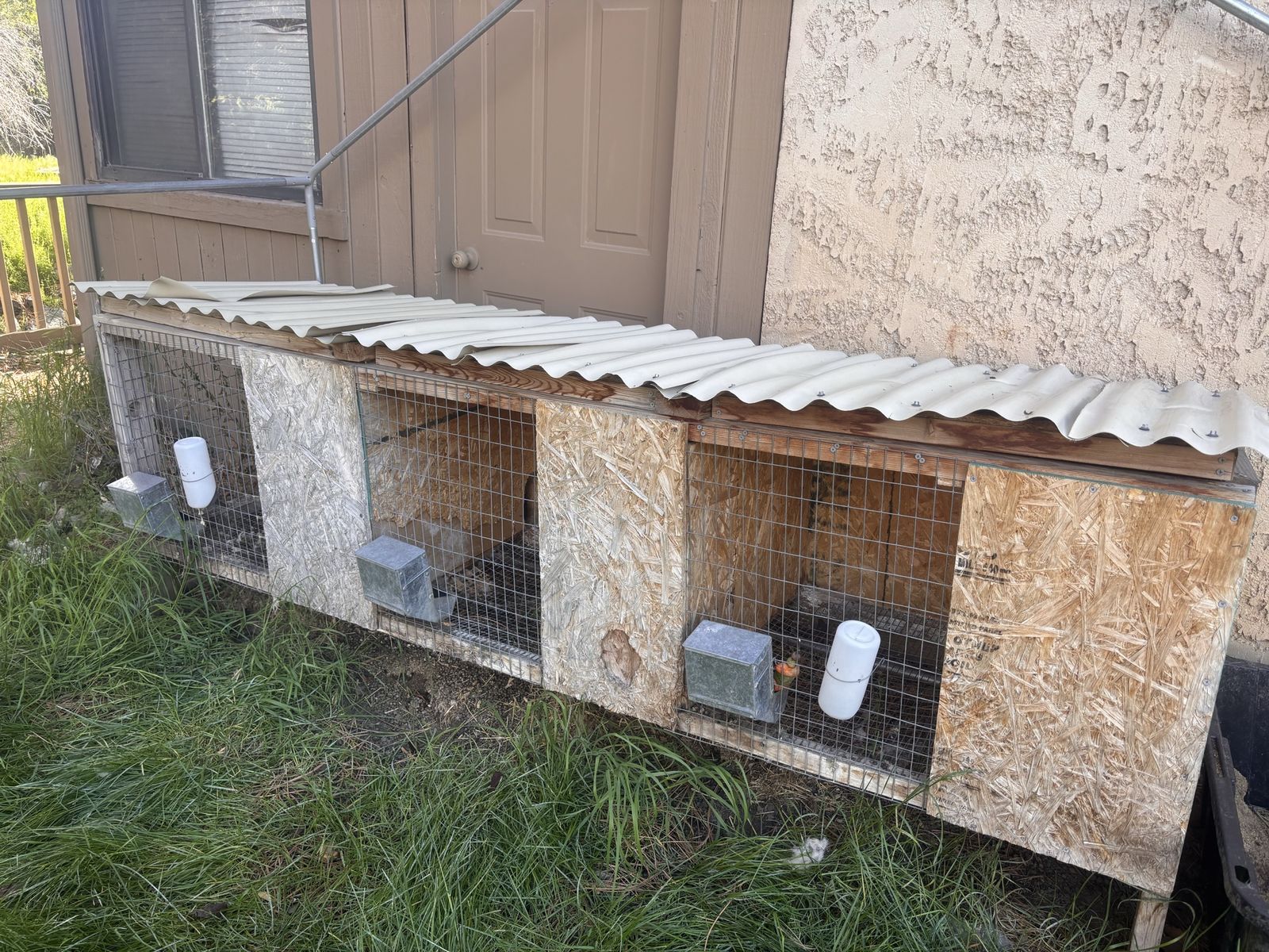 3 house rabbit hutch!
