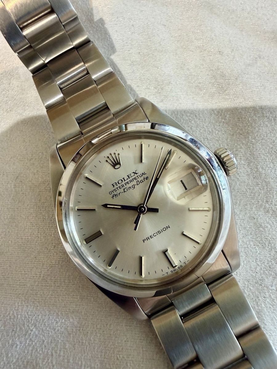 Rolex Air King Date Precision 5700 Vintage Oyster -1970S -