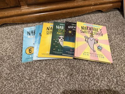 Ben Clanton "Narwhal and Jelly" Book Series Set (6 Books) - Children's Graphic Novels