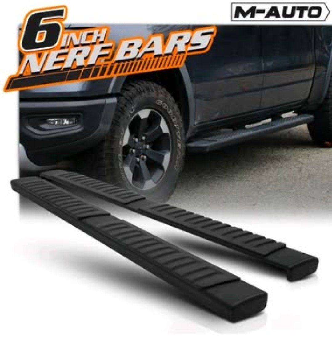 Running Boards for 2019-2022 Ram 1500 Quad Cab (New Body Style) – 6" Nerf Bars – New  #420