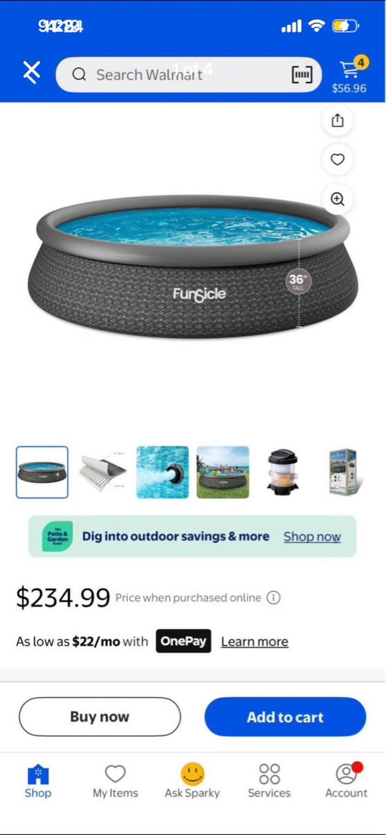 Large 15ft pool