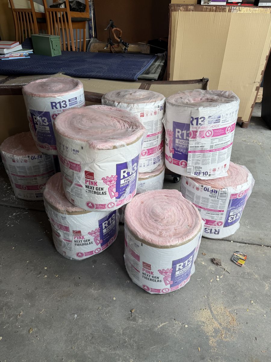 R- 13 Faced Fiberglass Insulation Roll
