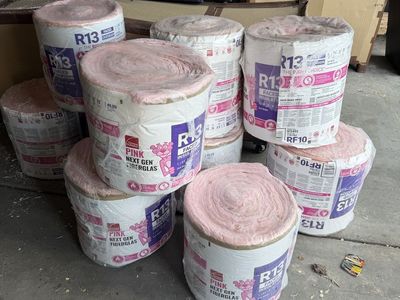 R- 13 Faced Fiberglass Insulation Roll