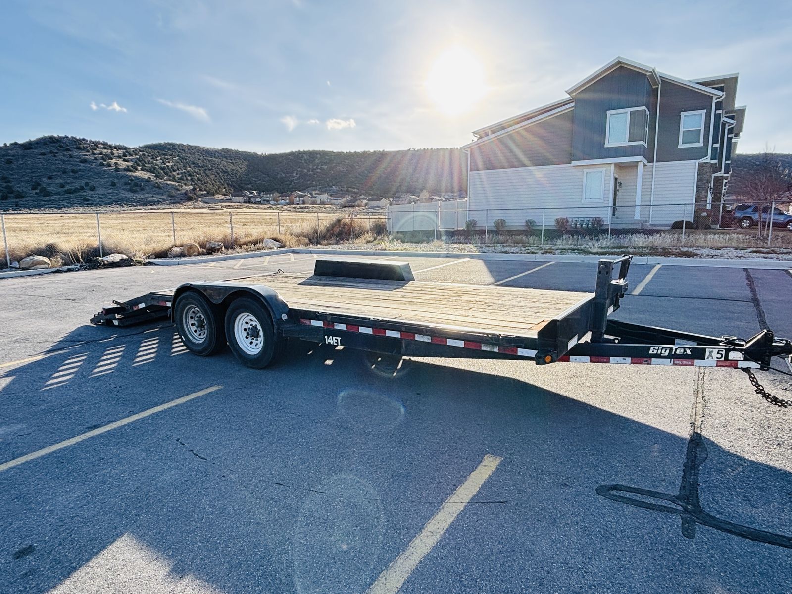 7x20 14k Equipment Hauler Car Hauler Trailer