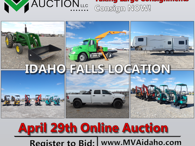 Magic Valley Auction - April 29th - Online Auction - Idaho Falls