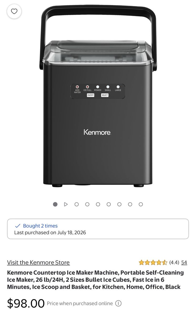FOR TRADE Kenmore Countertop Ice Maker