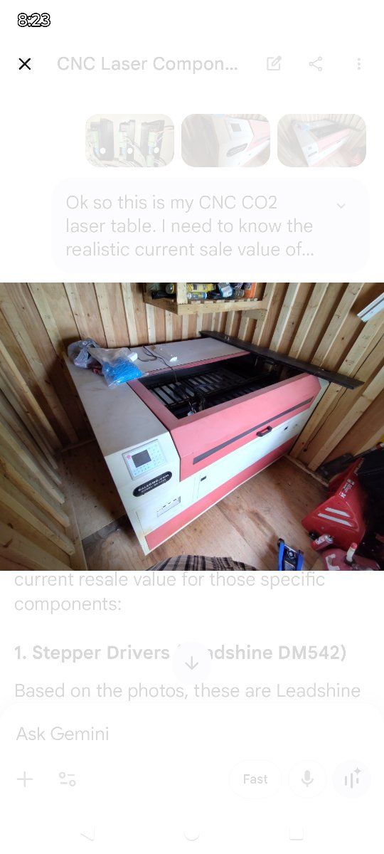 industrial CNC laser table