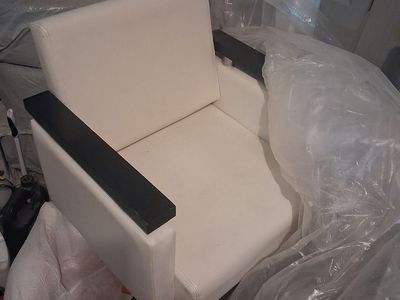 Barber adjustable chair.