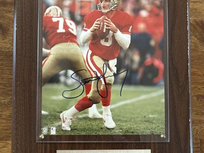 12x15 Autograph Photo of Steve Young of the San Francisco 49ers Football Team Hand Signed Auto W/COA certificate 1993 NFL MVP