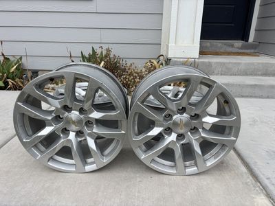 4 OEM Chevrolet Rims R18 (2021 Silverado 1500)
