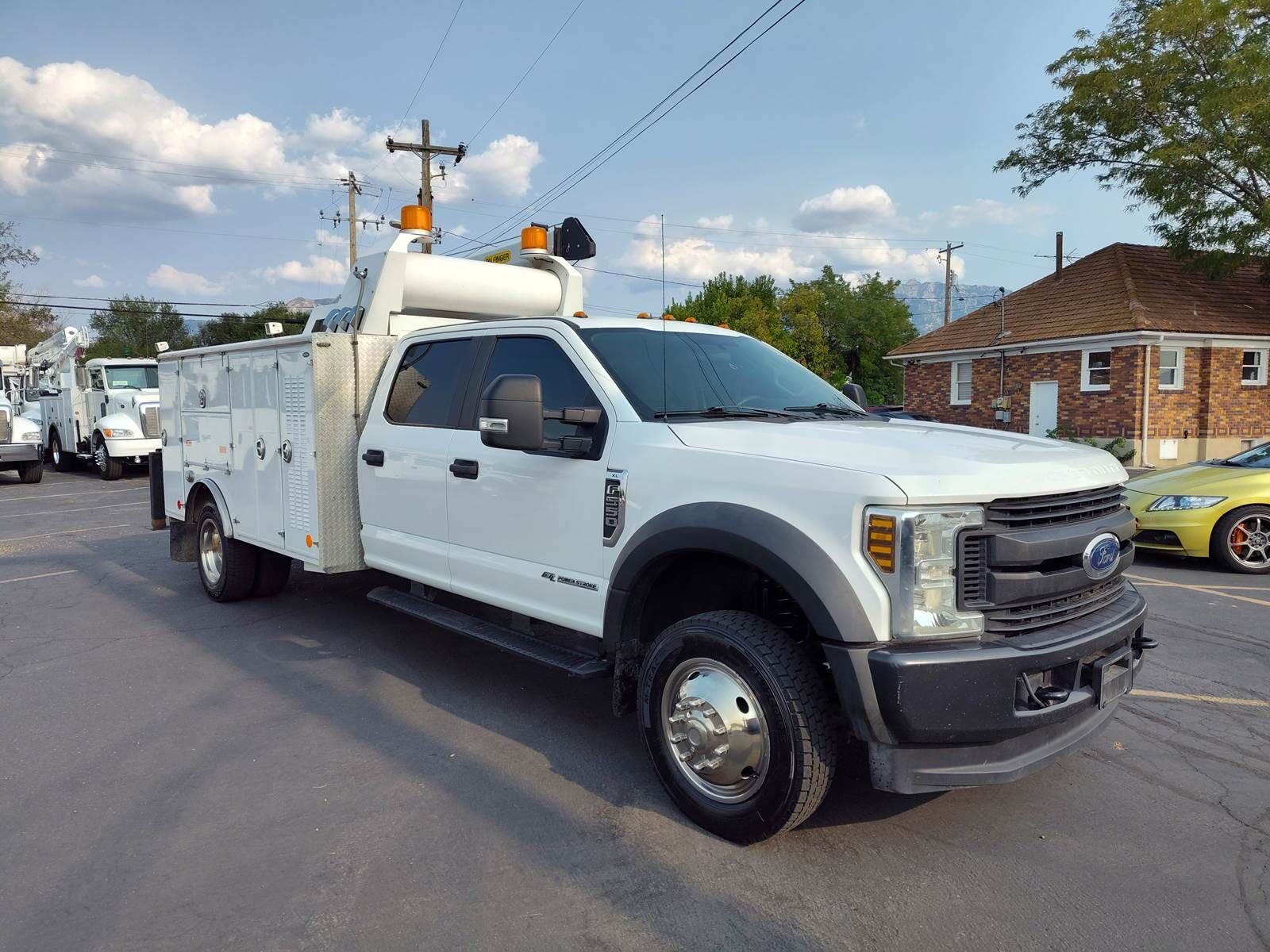 2019 Ford F-550 XL 4x4 Crew Cab Mechanic / Service Truck - Palfinger Crane, Drawers sets and more!