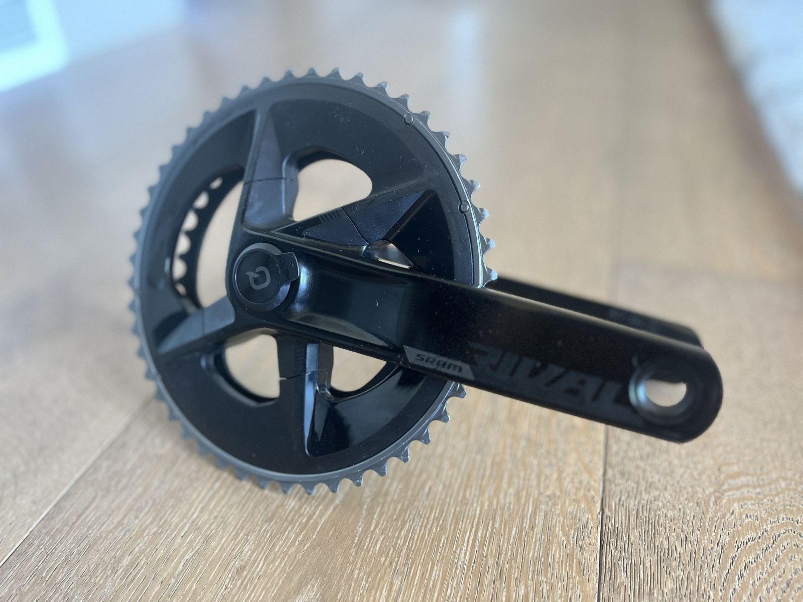 165mm SRAM Rival AXS Quarq Power Meter Crankset 12-speed DUB Spindle 48/35-teeth