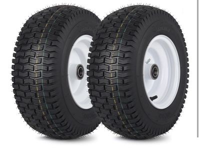 New! 16x6.50-8 Tubeless Tire and Wheel 2 Pack