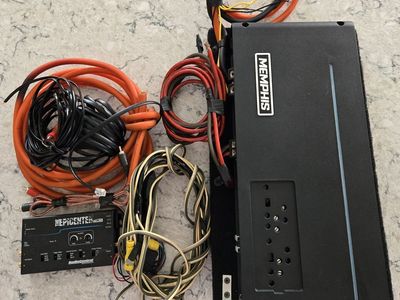 Subwoofer amp and Micro Bass Rest. Processor